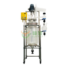 100 Liter Chemical Glass Double Layer Glass Reactor For Sale